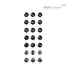 Этикетка MA.25-ISO 3287-P4 (33704) ELESA+GANTER
