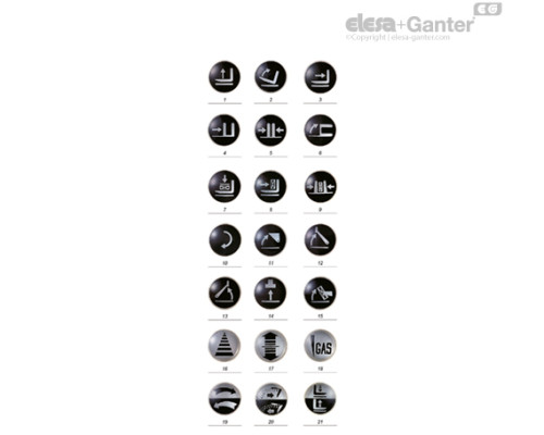 Этикетка MA.25-ISO 3287-P4 (33704) ELESA+GANTER