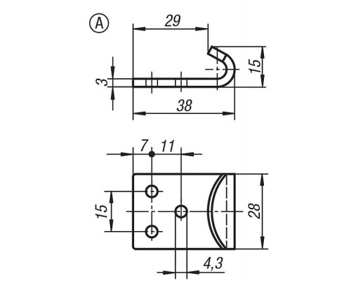 Защелка K0051.9254782 Kipp