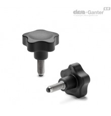 Цельнолитая лепестковая ручка VC.692/25 SST-p-M5x25-PB (166184) ELESA+GANTER