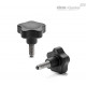 Цельнолитая лепестковая ручка VC.692/32-SST-p-M6x30-PO (166284) ELESA+GANTER