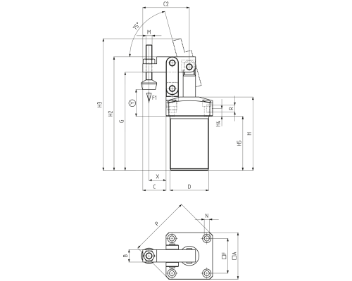 Прижимы 6015-50 Kukamet