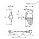 Зажимной барашек EWN.48 B-M5-C1-LP (222916-C1) ELESA+GANTER