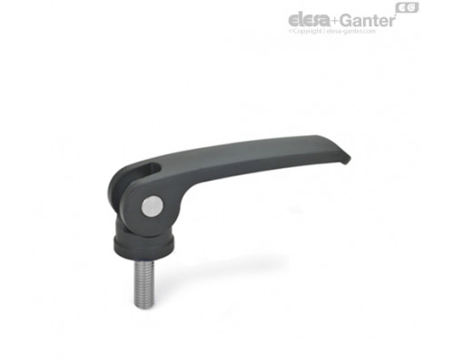Прижимная ручка с эксцентриковым кулачком GN 927.4-44-M5-25-A-B ELESA+GANTER