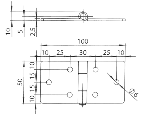 Петли SiM50X504 EMES