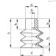 Вакуумная присоска VVL-30-38-S (VV.56045) ELESA+GANTER