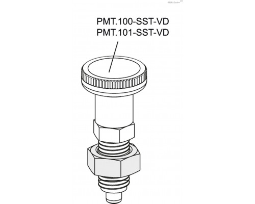 Контргайка NTT-M12x1,5-VD (191085) ELESA+GANTER