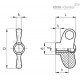 Зажимной барашек EWN.55 B-M8-C2 (223241-C2) ELESA+GANTER