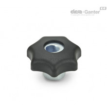 Быстросъёмная лепестковая ручка GN 6336.3-40-M8 ELESA+GANTER
