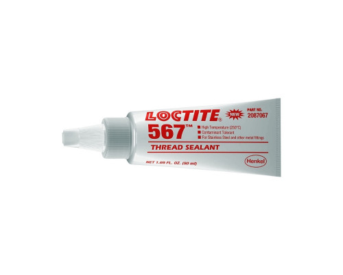 Герметик резьбовой высокотемпературный низкой прочности LOCTITE 567 50ML