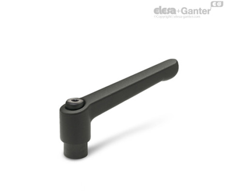 Регулируемая ручка рычажного типа GN 300-22-B5-SW ELESA+GANTER Регулируемая ручка рычажного типа GN 300-22-B5-SW ELESA+GANTER