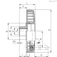 Маховик VDSC.125-GXX1 A-8+IR (CE.34001) ELESA+GANTER