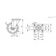 Колесико RE.F5-080-SSL-N-ESD (451551-ESD) ELESA+GANTER