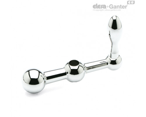 Трехшариковая ручка GN 10-102-B8-F ELESA+GANTER