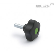 Лепестковая поворотная ручка VCT.53 p-M10x30-SOFT-C17 (169973-C17) ELESA+GANTER