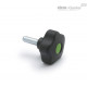 Лепестковая поворотная ручка VCT.77 p-M12x40-SOFT-C17 (170085-C17) ELESA+GANTER