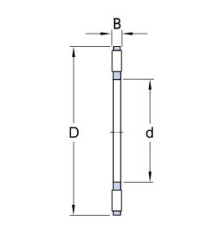 Подшипник AXK 2542+2AS (25x42x4) KHS-LG