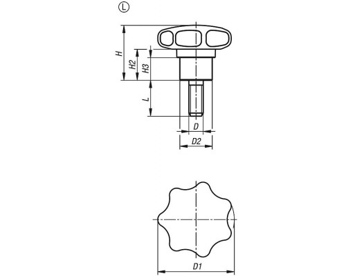 Ручка K1514.56312X60 Kipp
