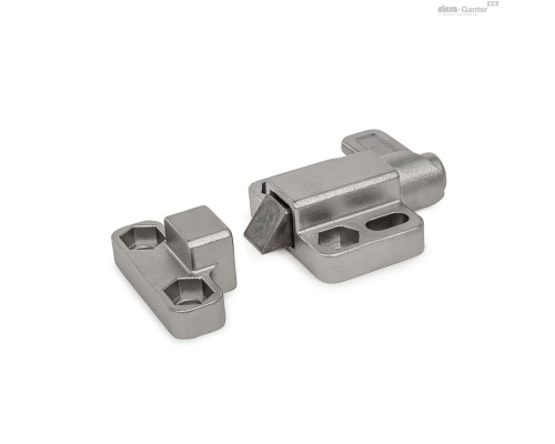 Пружинная защёлка GN 724.3-13-20-R1-NI-2 ELESA+GANTER