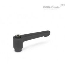 Плоская регулируемая ручка рычажного типа GN 302-22-B4-SW ELESA+GANTER