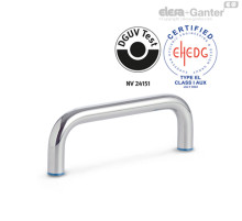 П-образная ручка GN 429-A4-12-160-PL-F ELESA+GANTER