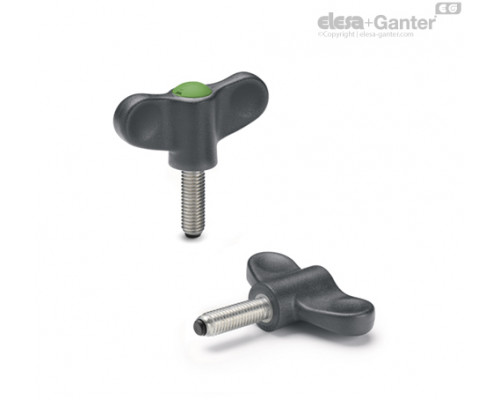 Зажимной барашек EWN.55-SST-p-M8x20-PO-C17 (224646-C17) ELESA+GANTER