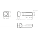 Болт DIN 787-8-M8-32 ELESA+GANTER