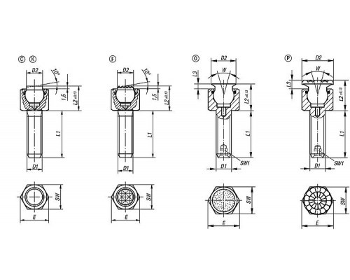 Упоры K0288.308X012 Kipp