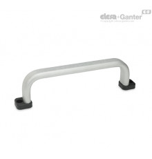 Плоская П-образная ручка GN 668-20-130-B-BL ELESA+GANTER