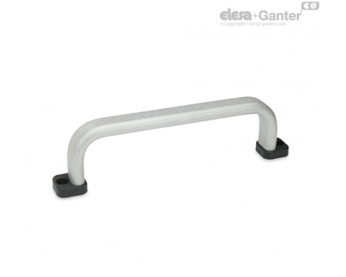 Плоская П-образная ручка GN 668-20-130-B-BL ELESA+GANTER