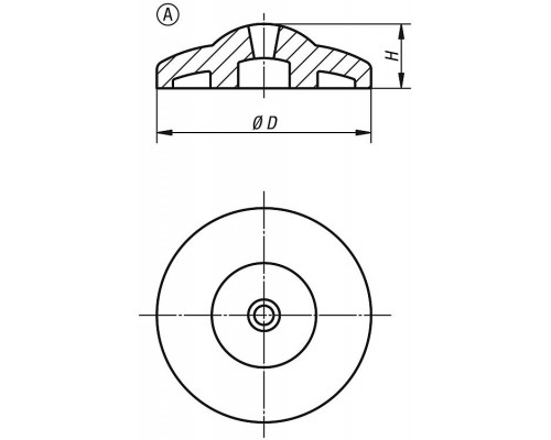 Основание опор K0428.20302 Kipp