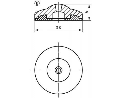 Основание опор K0428.20302 Kipp