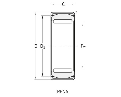 Подшипник RPNA 35/52 Подшипник RPNA 35/52