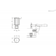 Установочный элемент GN 408.1-ST-12-M8-K ELESA+GANTER