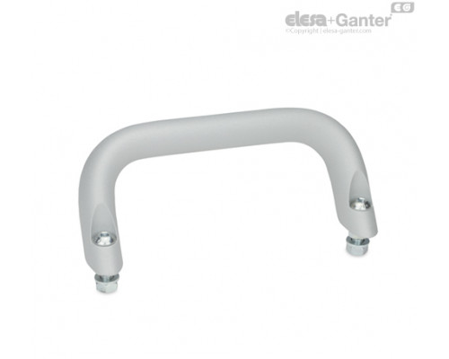 Наклонная П-образная ручка GN 565.2-26-128-B-SR ELESA+GANTER