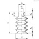 Вакуумная присоска VVL-30-55-S (VV.56051) ELESA+GANTER