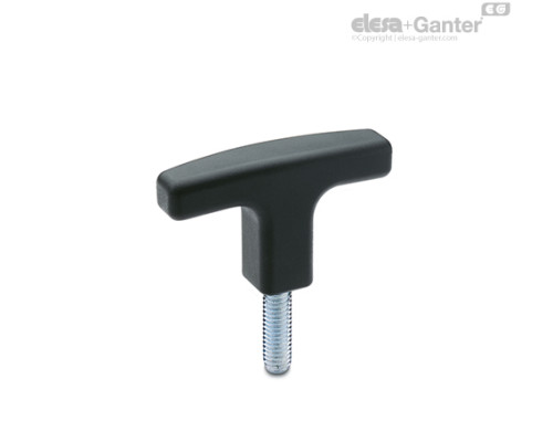 Т-образная ручка L.652/67 p-M8x20 (32440) ELESA+GANTER