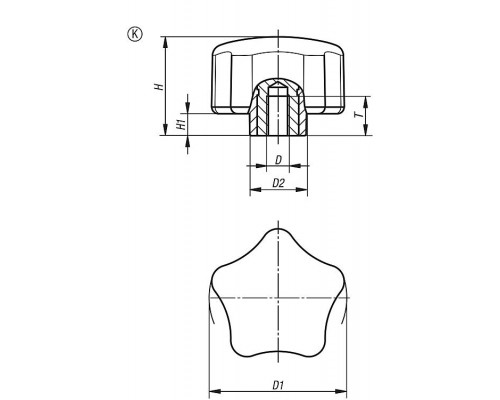 Ручка K0786.06310 Kipp
