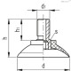 Вакуумная присоска VVI-35-G1/8-T-N (VV.54008) ELESA+GANTER