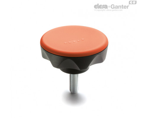 Ручка с углублениями с внутренней стороны ELK.56 p-M10x20-C2 (222451-C2) ELESA+GANTER