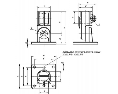 Зажимы K0490.512 Kipp