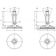 Опора K0742.105012X25 Kipp