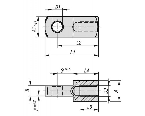 Проушины K1460.1218 Kipp