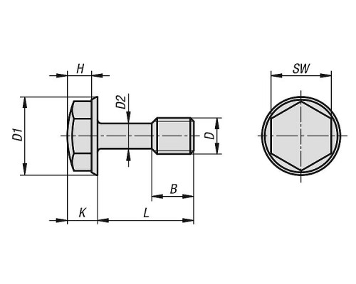 Винты  K1330.05X10 Kipp