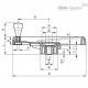 Маховик с одной спицей EMW.350+IEL-A-20-B2 (204611-B2) ELESA+GANTER