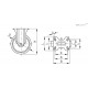Колесико RE.F4-100-PSL-H (451461) ELESA+GANTER