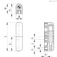 Петля CFNR.65 B-M5-D-030 (426202) ELESA+GANTER