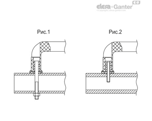 Соединительная деталь для сборки ручек ADT-M.643-FM/100 (260051) ELESA+GANTER