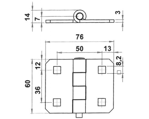 Петли SMB60X1065 EMES