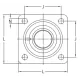 Линейный подшипник в сборе с корпусом SKF LVCR 25 D-2LS